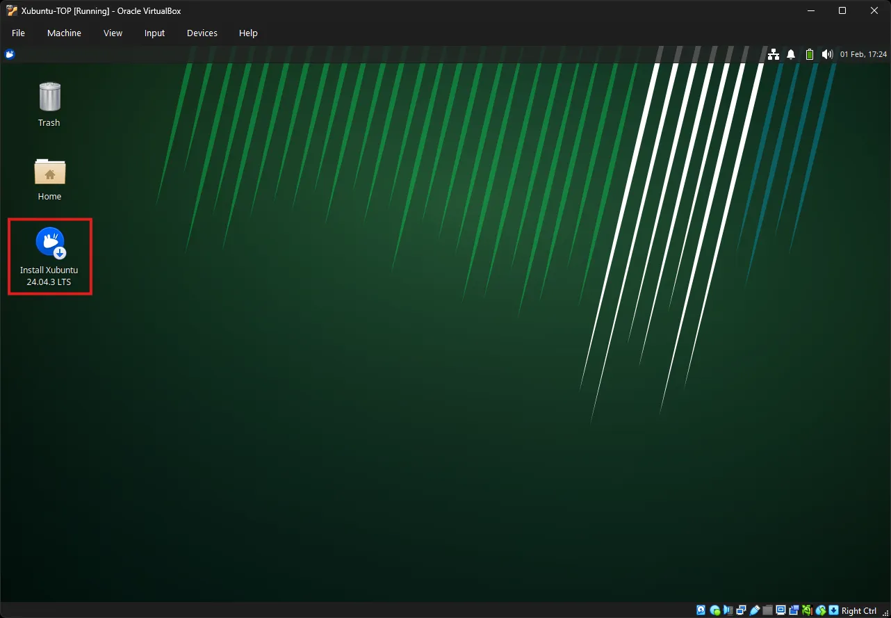 Xubuntu Live Desktop