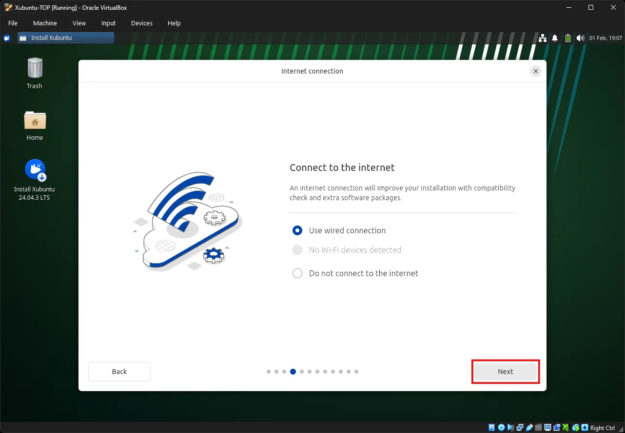 Connect to the internet